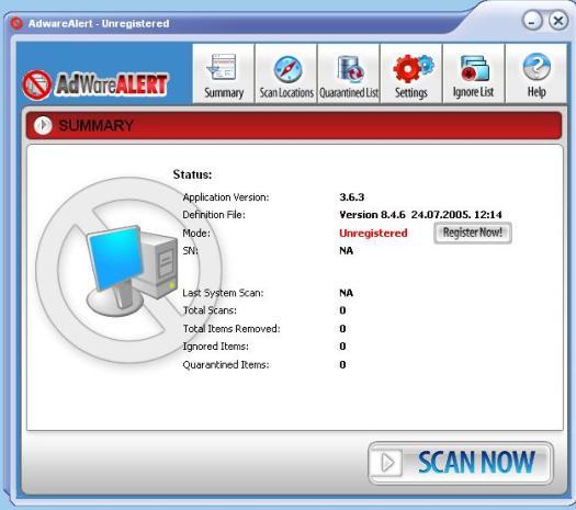 AdwareAlert Screenshot
